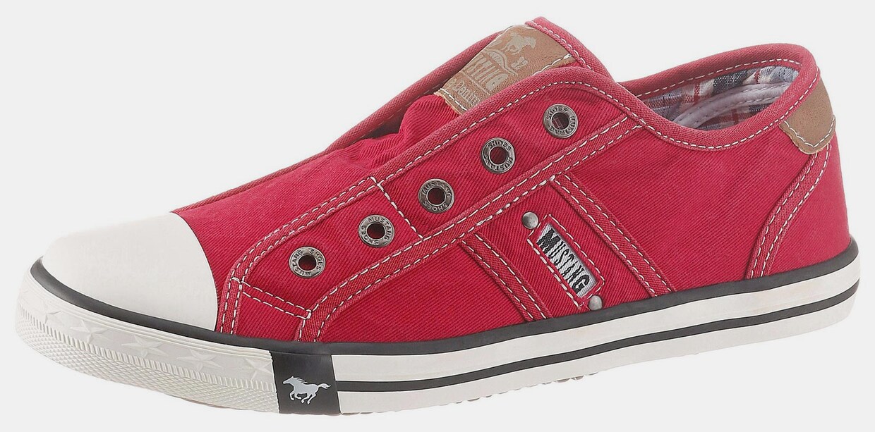 Mustang Shoes Slip-On Sneaker - rot