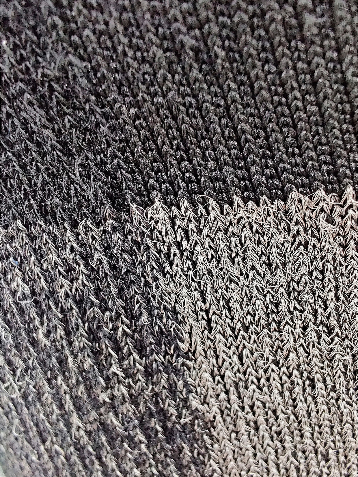 Kompressionsstrümpfe mit Baumwoll-Frottee - schwarz