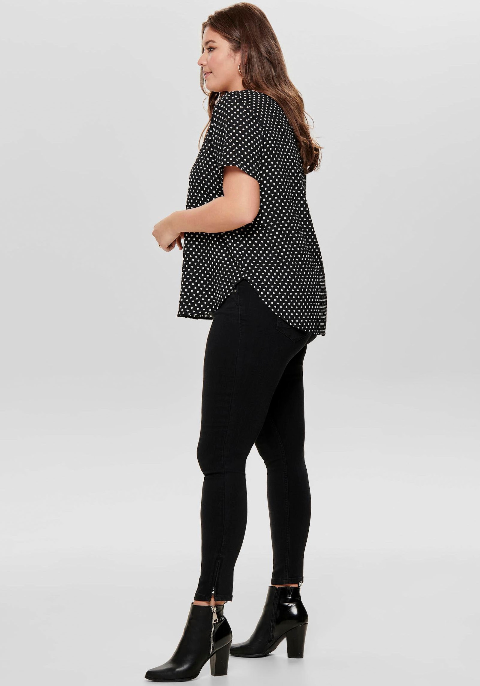 Skinny-fit-Jeans - black