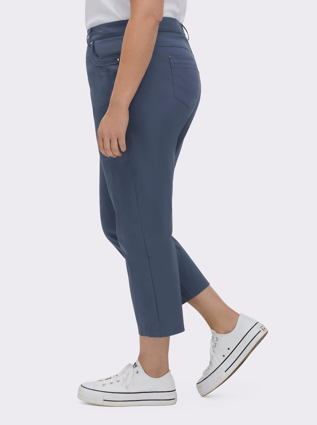 7/8-Jeans - rauchblau