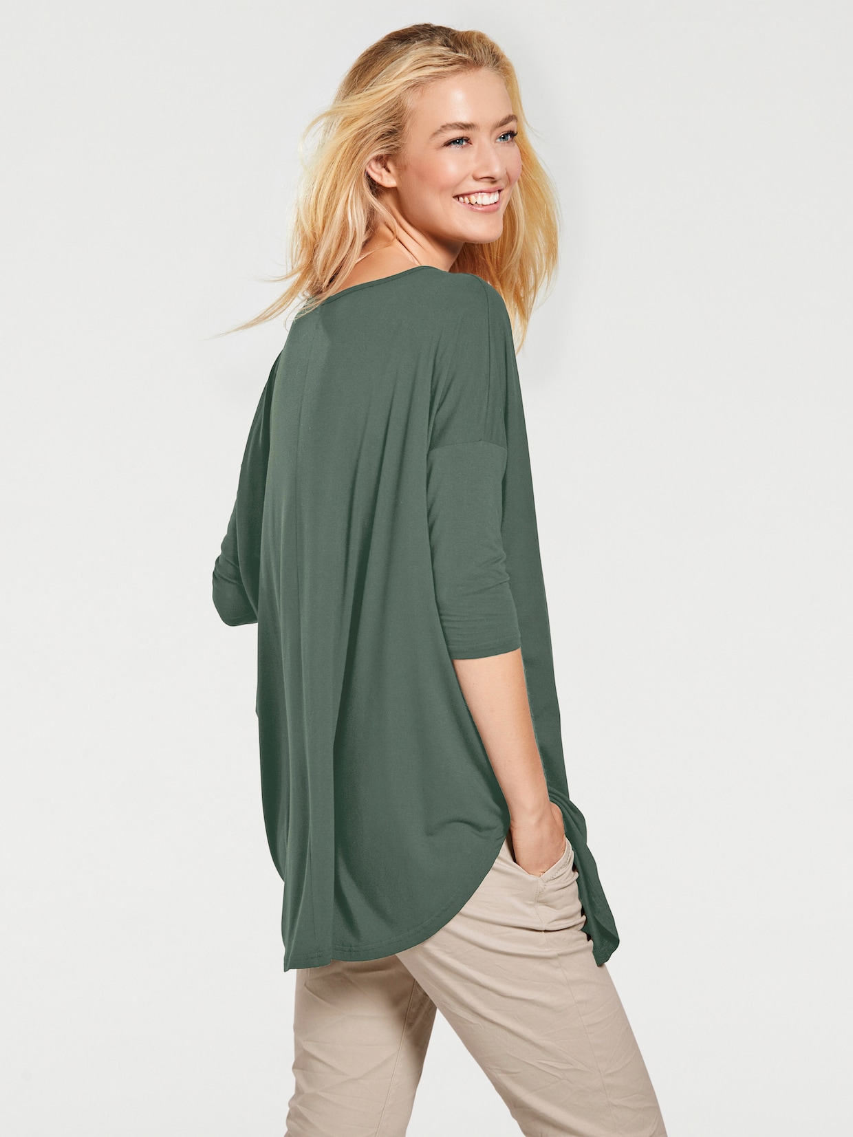 heine Oversized Shirt - schilfgrün