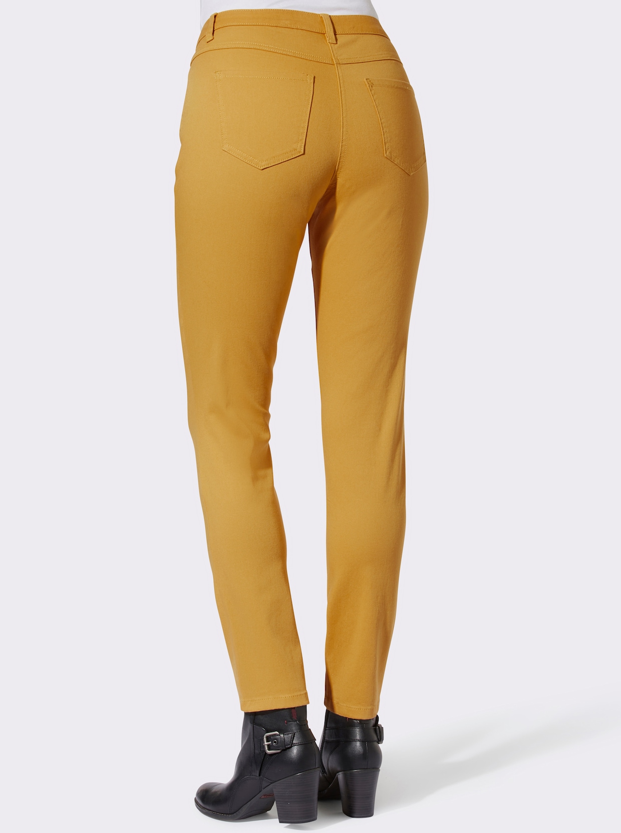 Pantalon extensible - ocre