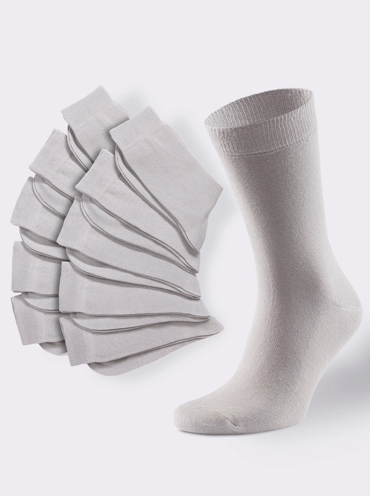 wäschepur Socken - grau