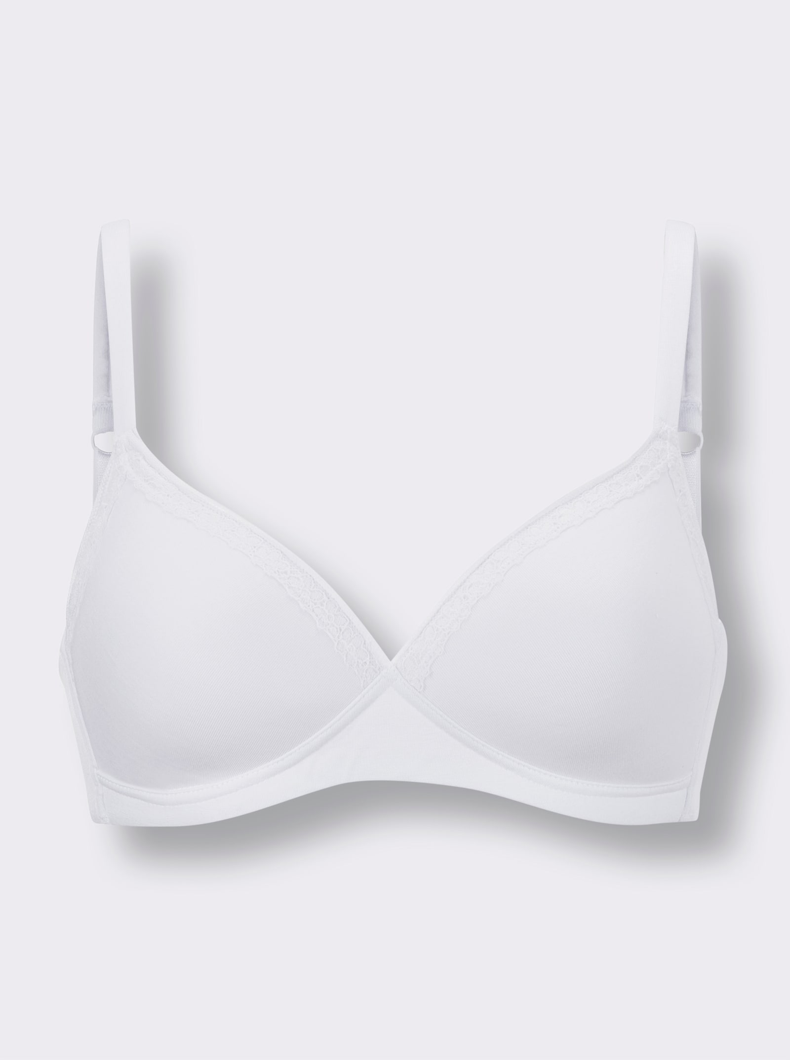 Komfort-BH ohne Bügel - weiß