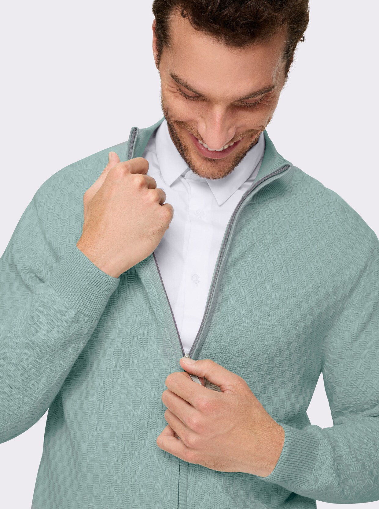 Marco Donati Strickjacke - kalkmint