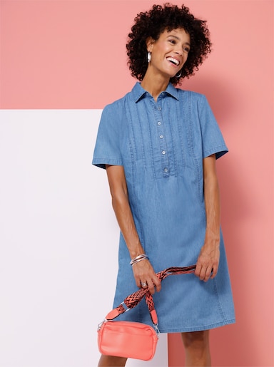 Jeanskleid - blue-bleached