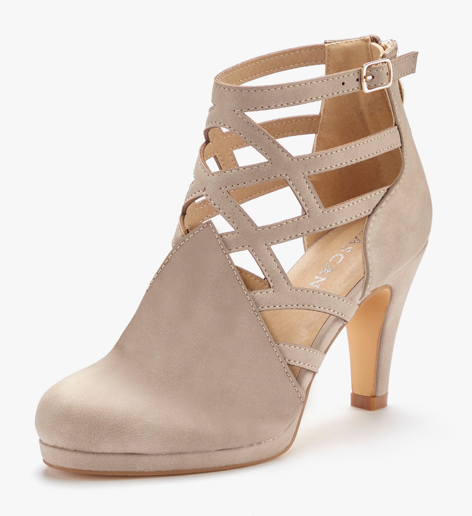 LASCANA Stiefelette - beige