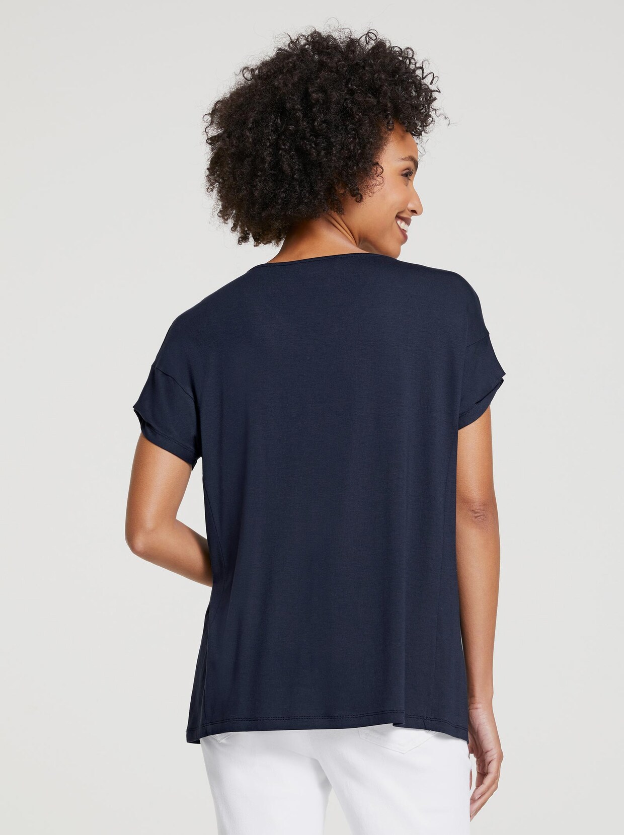 Linea Tesini Shirt - nachtblau