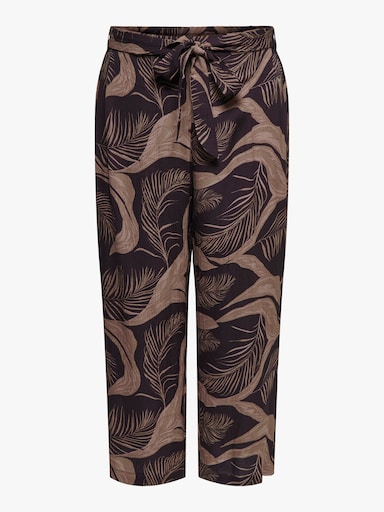 ONLY CARMAKOMA Culotte - shopping bag aop:upscaled palm aop