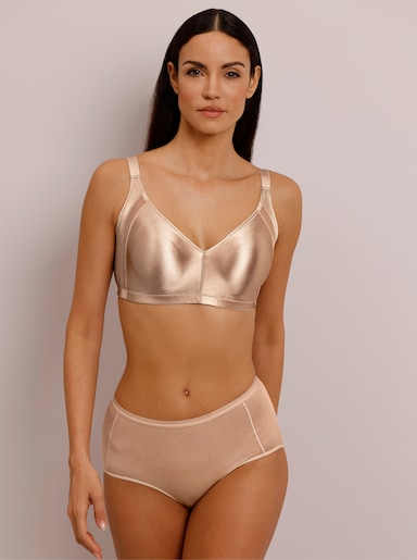 Naturana Minimizer-BH ohne Bügel in Glanz-Optik - sand