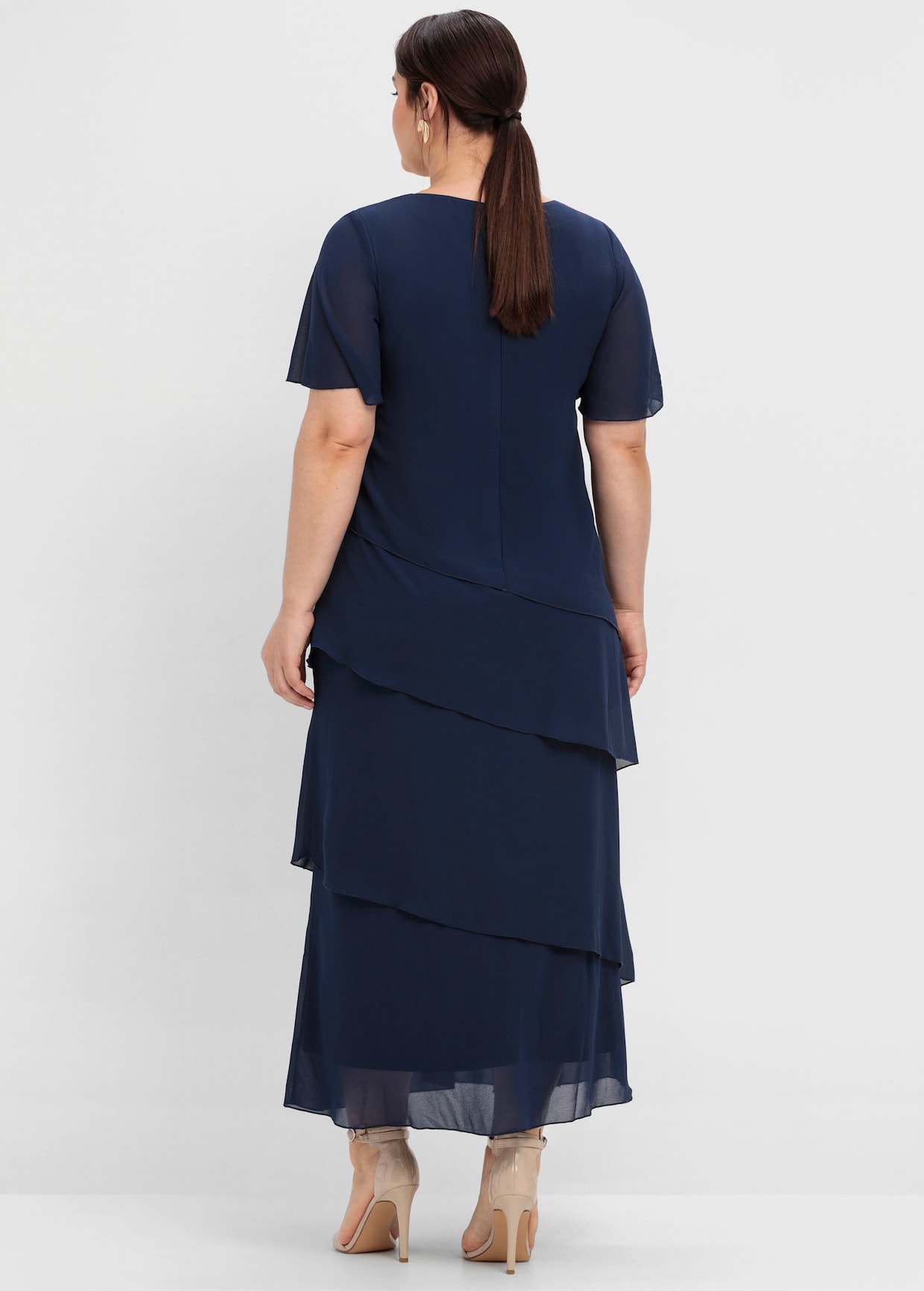 sheego Cocktailjurk - marine