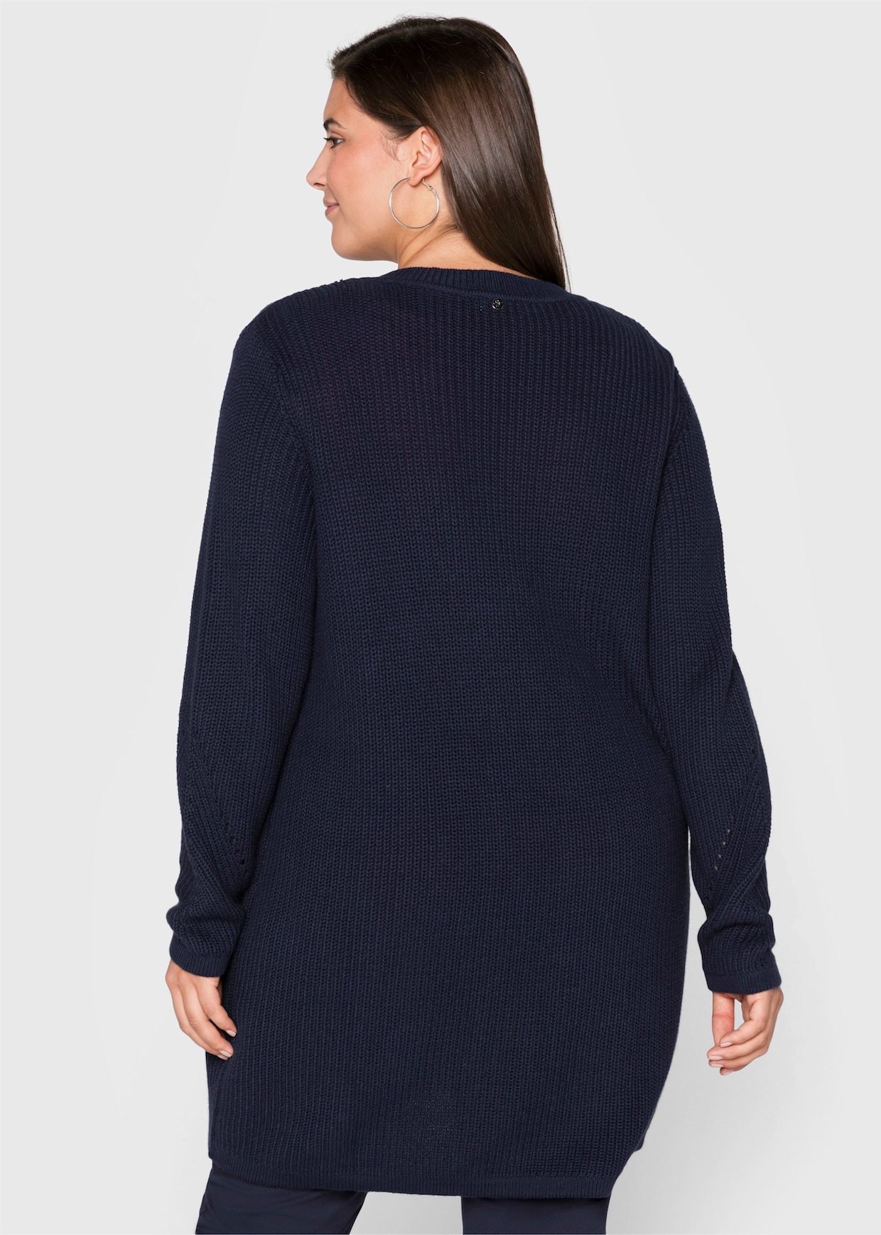 sheego Longstrickjacke - marine