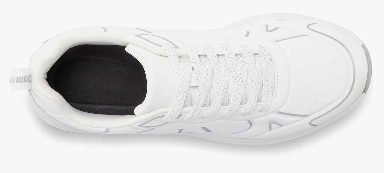 LASCANA Sneaker - weiß/silberfarben