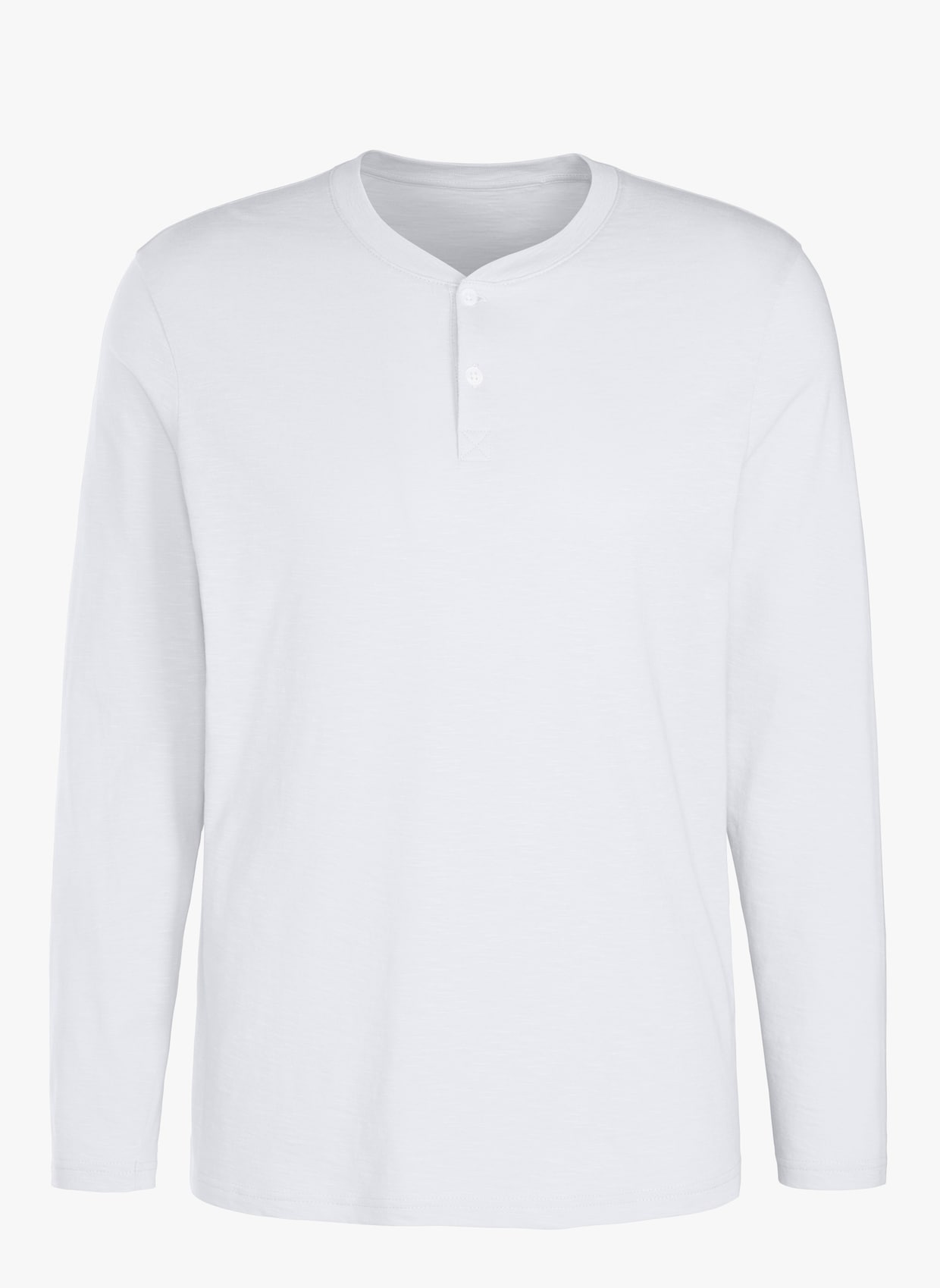 H.I.S Shirt met lange mouwen - lichtblauw/wit