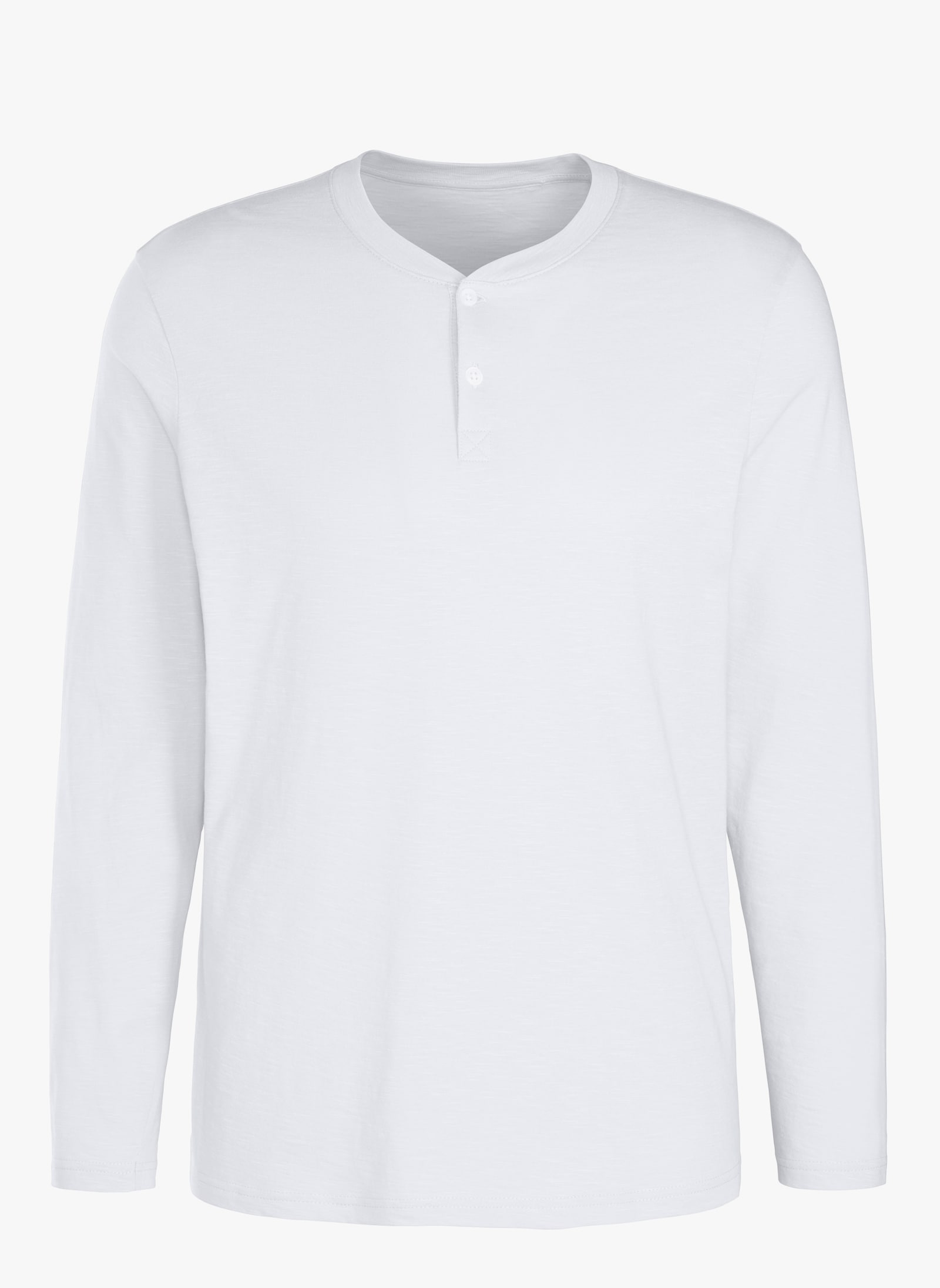 H.I.S Langarmshirt - hellblau / weiß