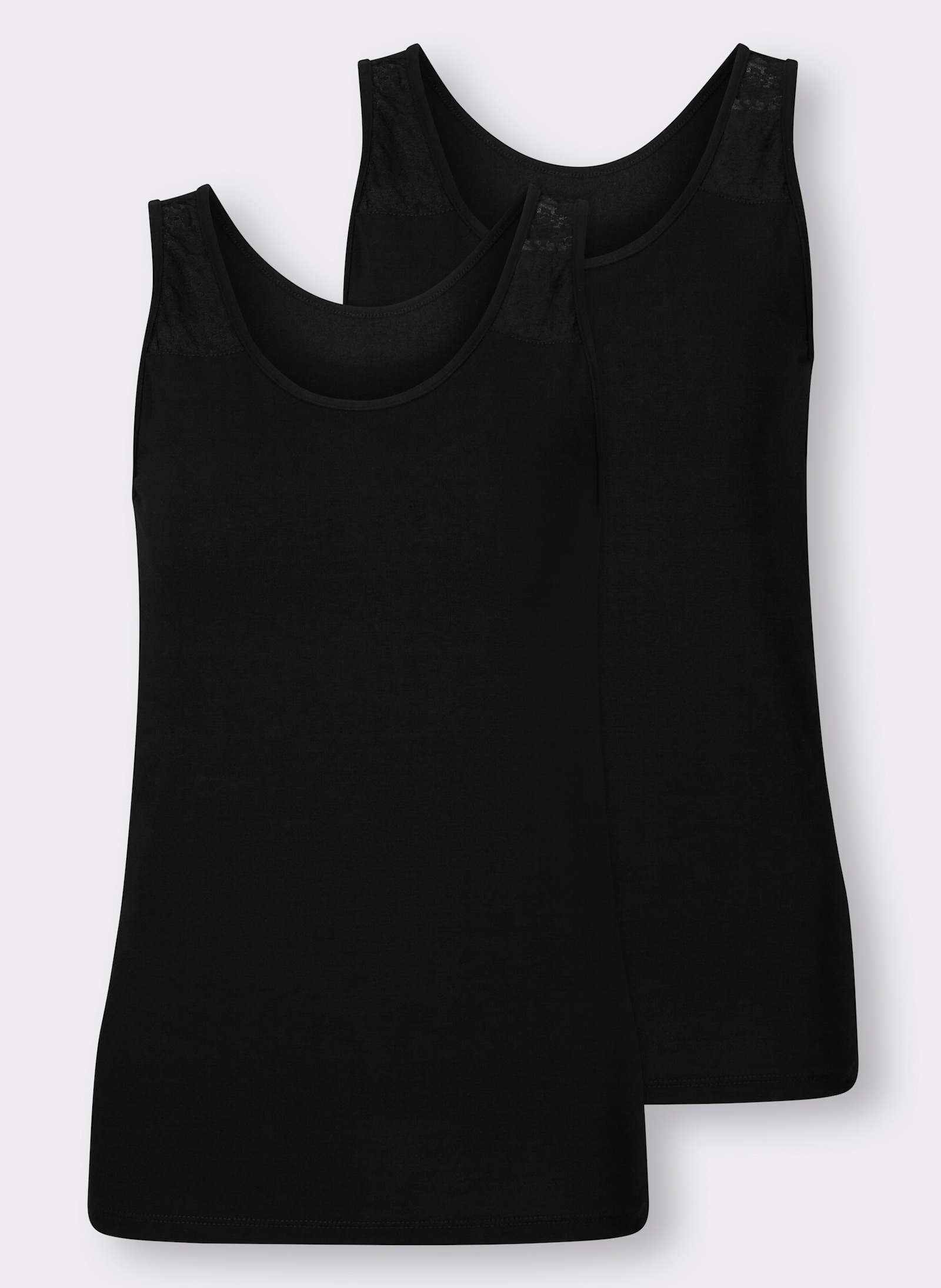 wäschepur Hemd - zwart