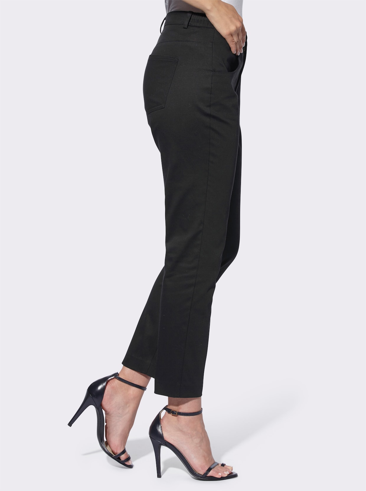 heine pantalon extensible - noir