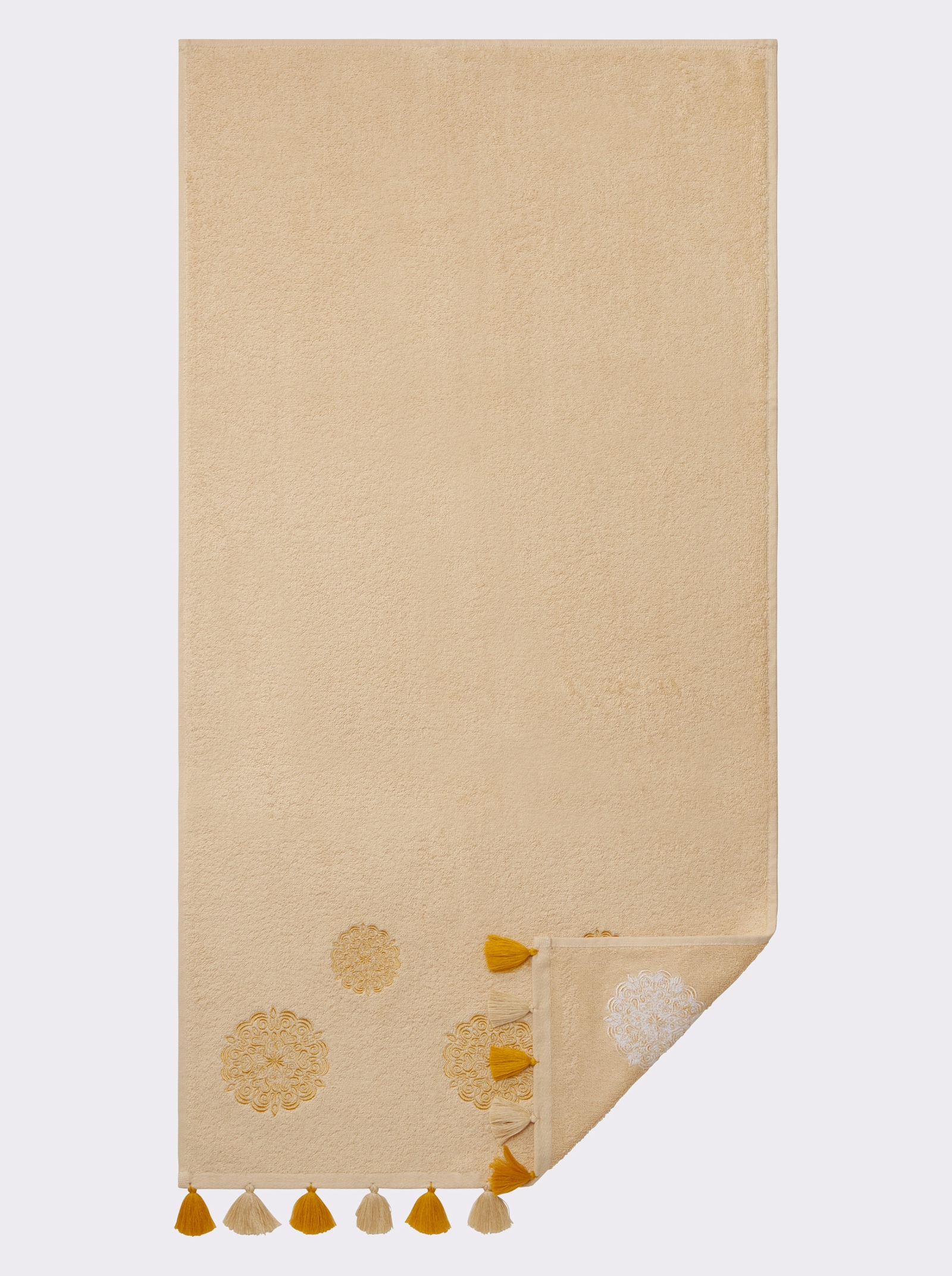 wäschepur Handdoek - vanille