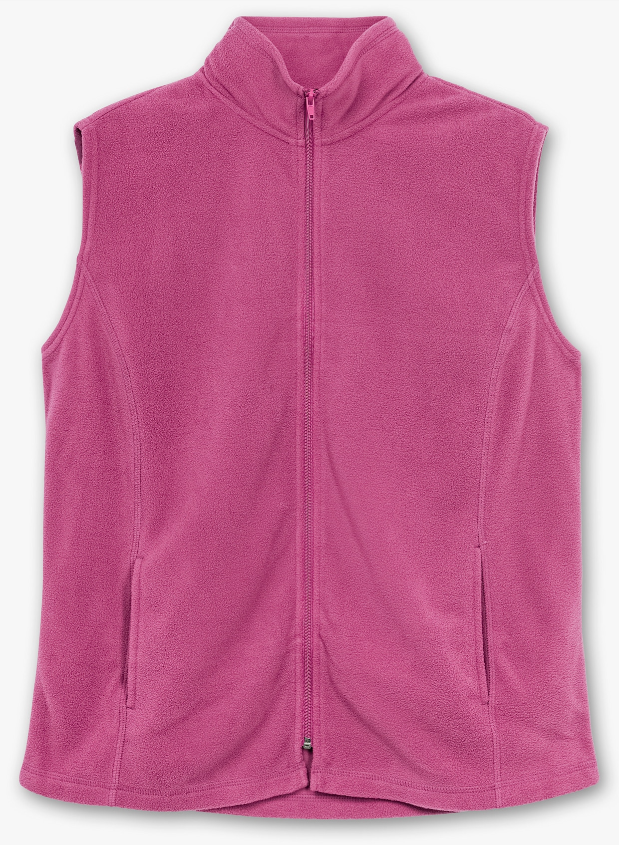 Fleeceweste mit Antipilling-Ausrüstung - fuchsia
