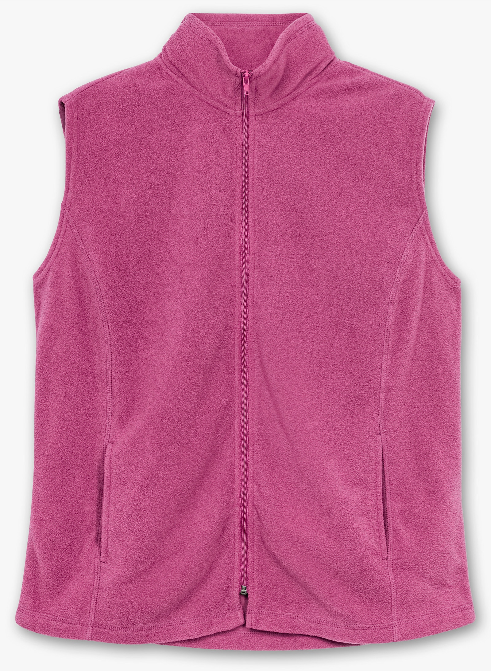 Fleeceweste mit Antipilling-Ausrüstung - fuchsia