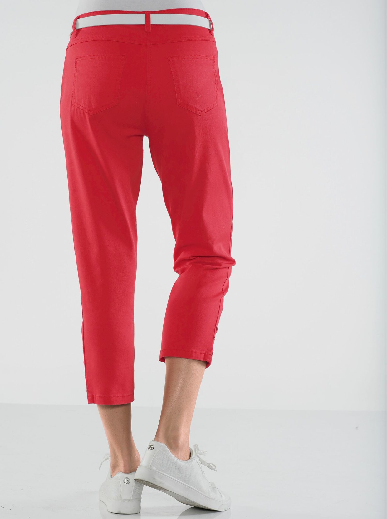 Pantalon extensible - rouge