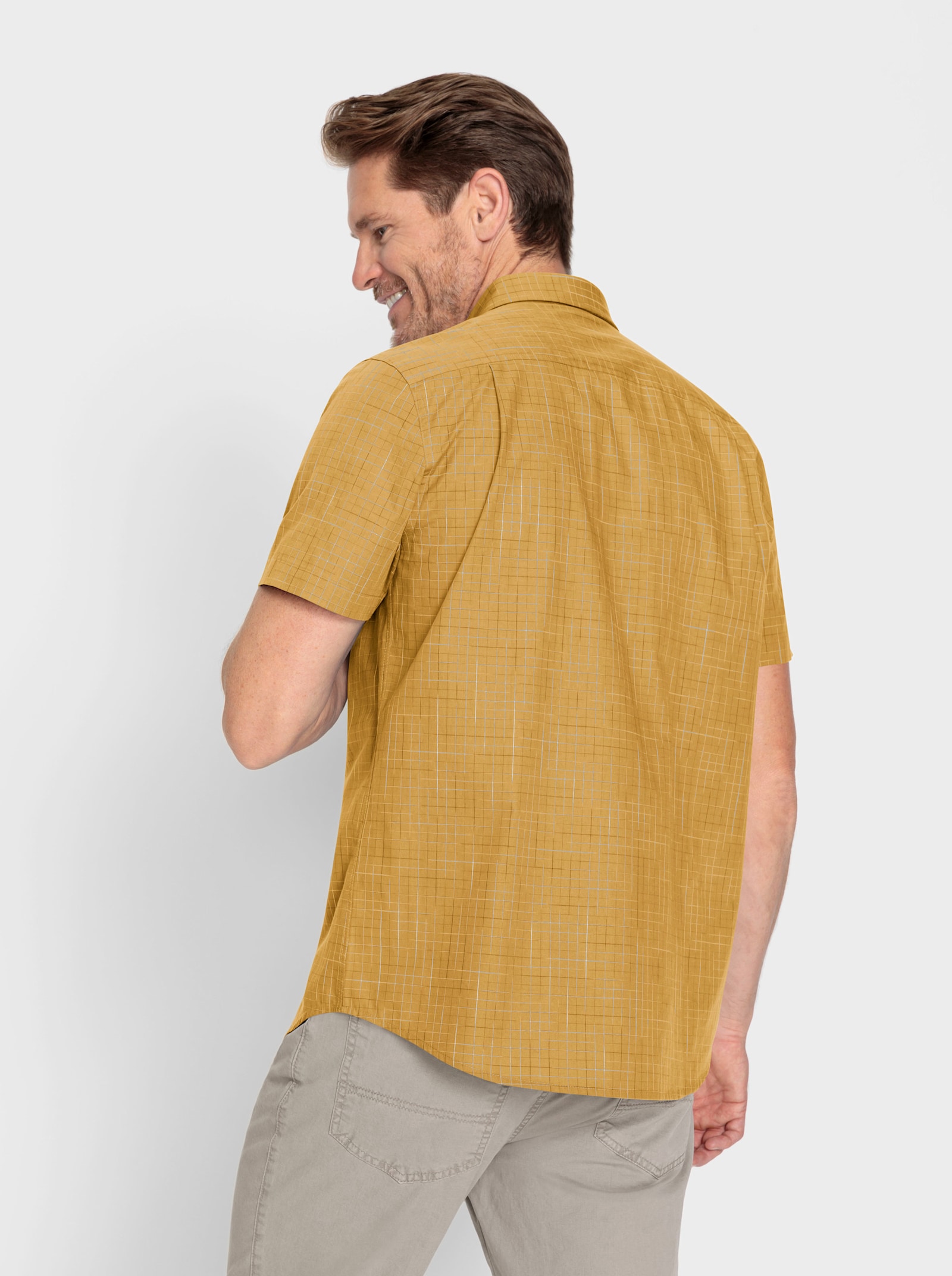 Catamaran Kurzarm-Hemd - ocker