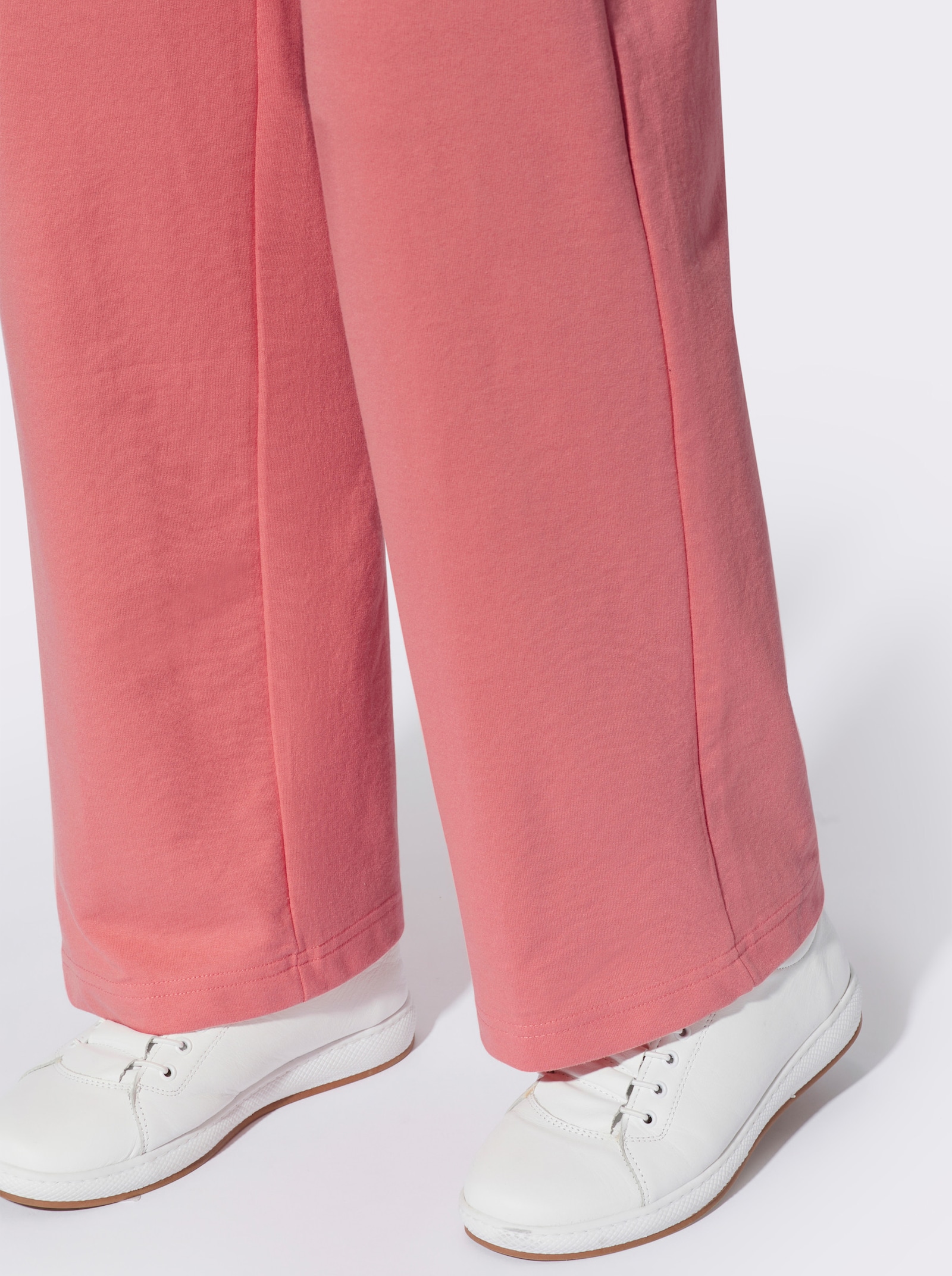 Sweathose in weiter Schlupfform - flamingo