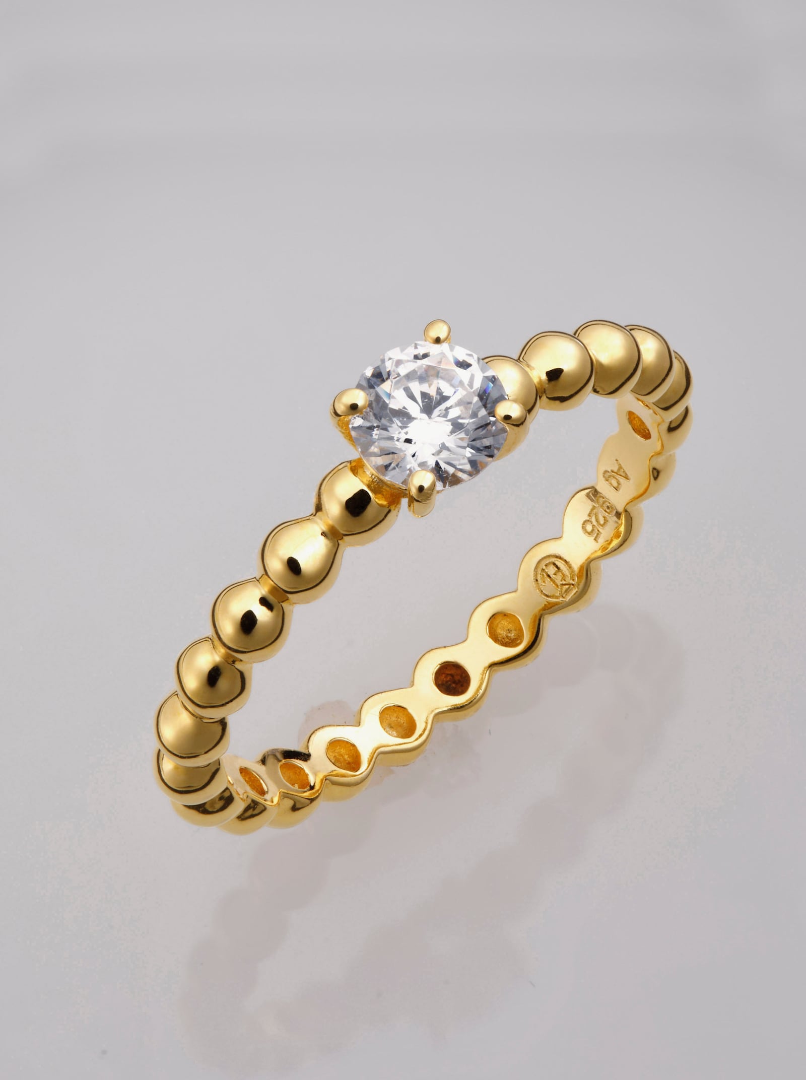 Ring - Silber vergoldet 925