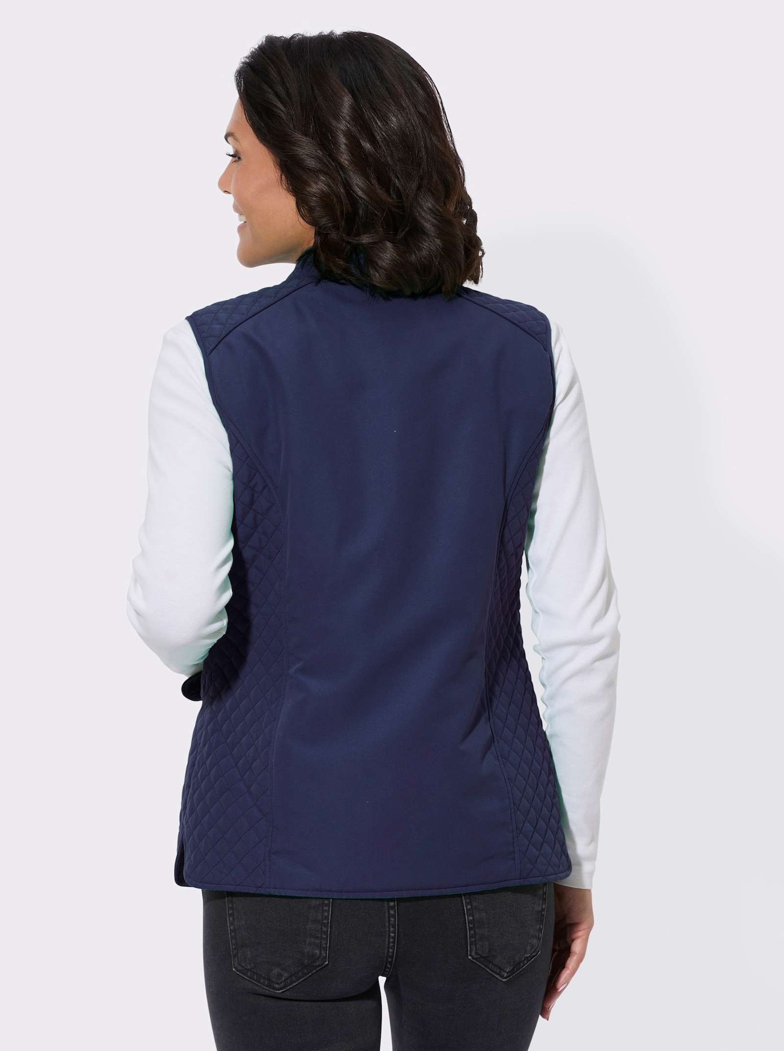 Weste mit Innentasche - marine