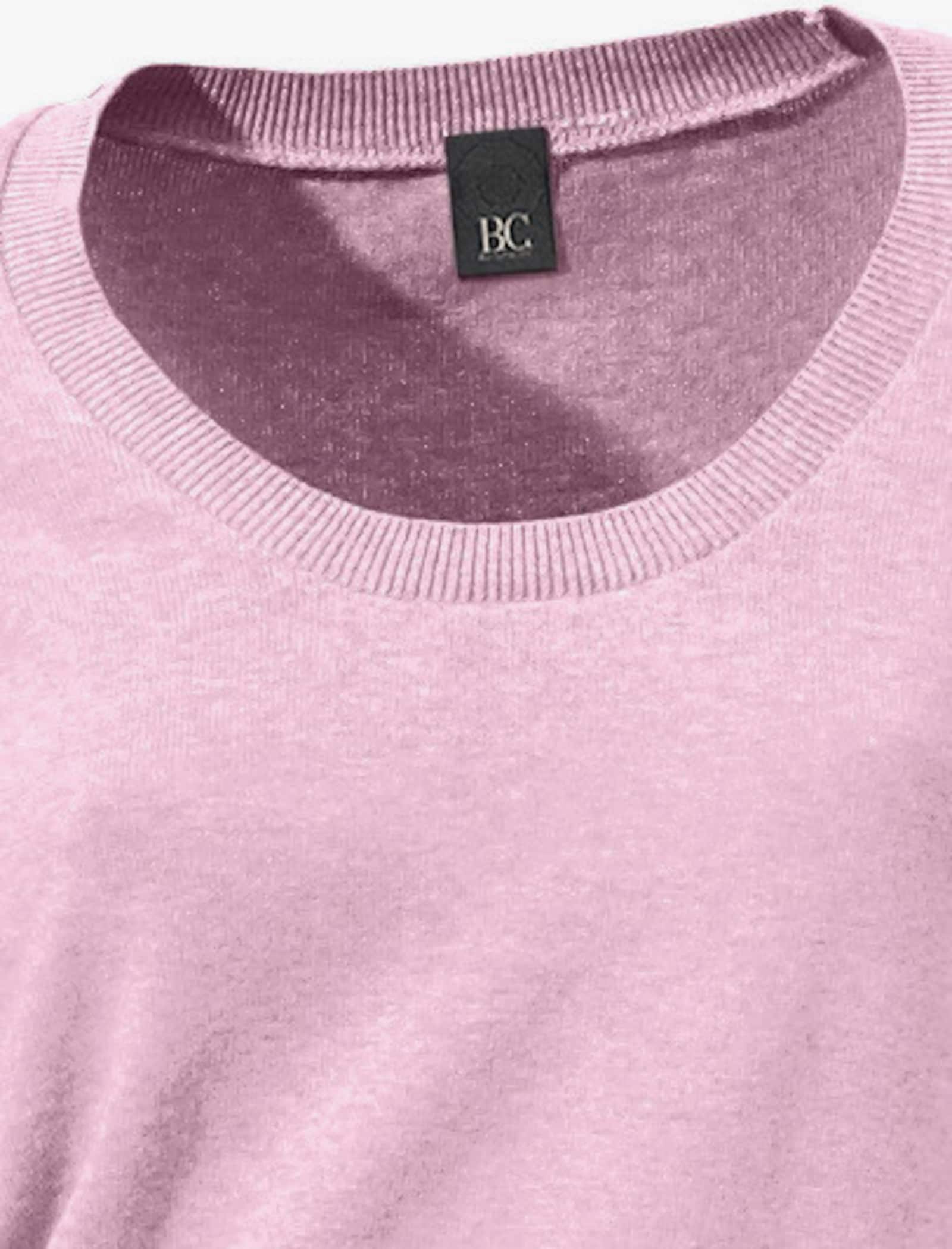 heine Rundhalspullover aus Feinstrick - rosé