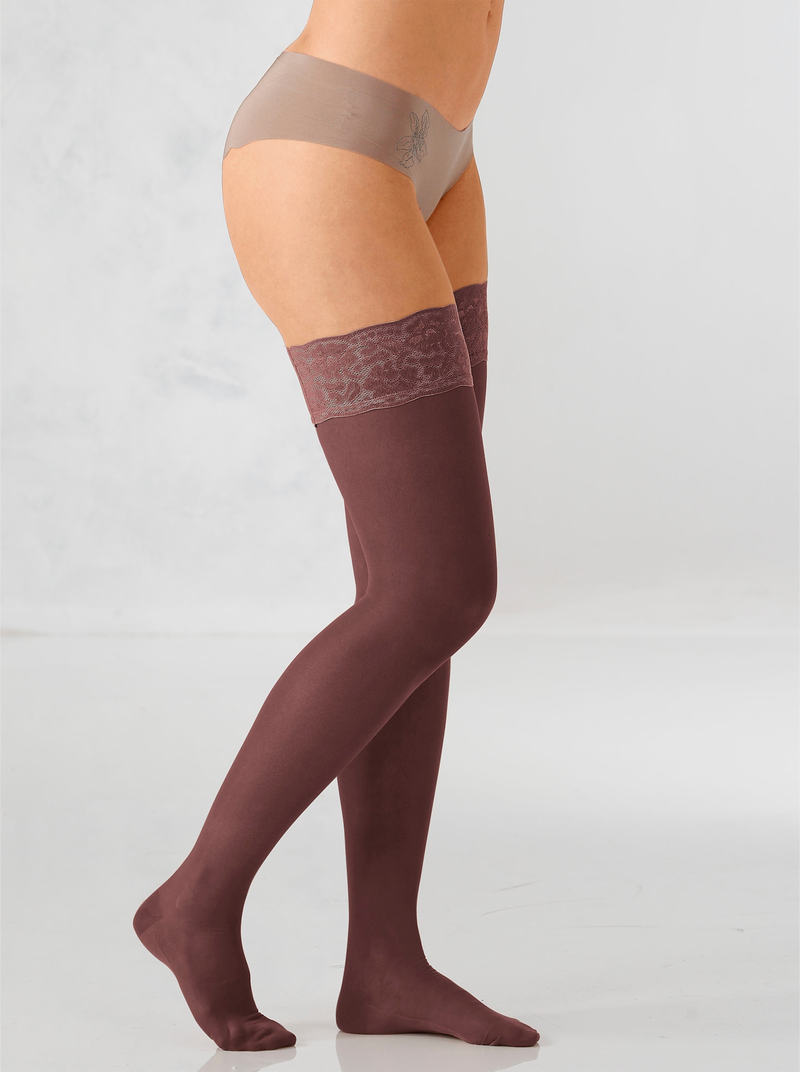 Silca Podpůrné punčochy - tmavěhnědá