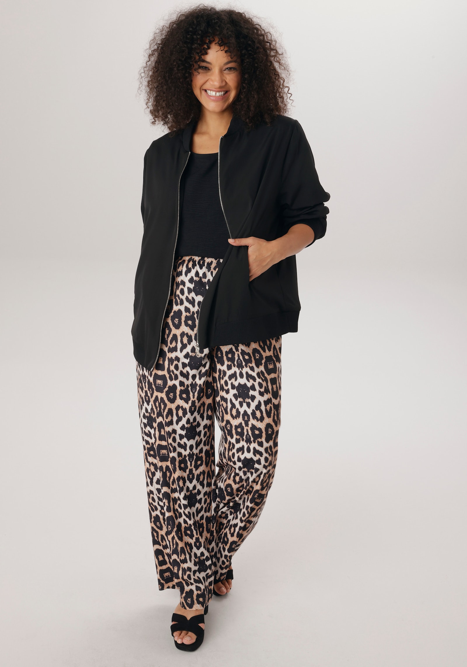 Aniston PLUS Blouson - schwarz