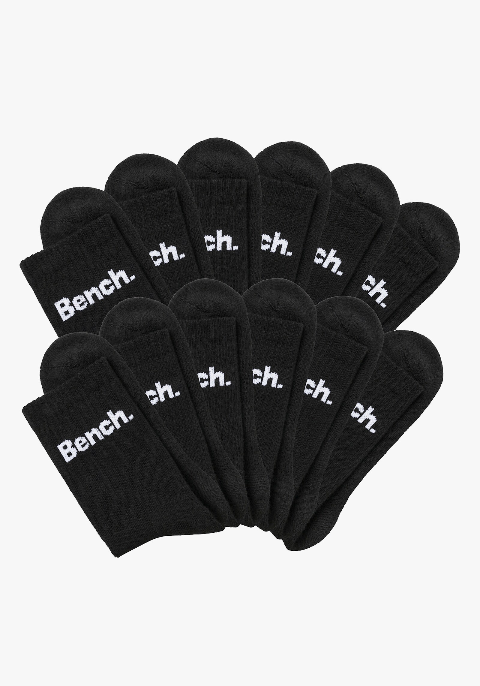 Bench. Tennissocken - 12x schwarz