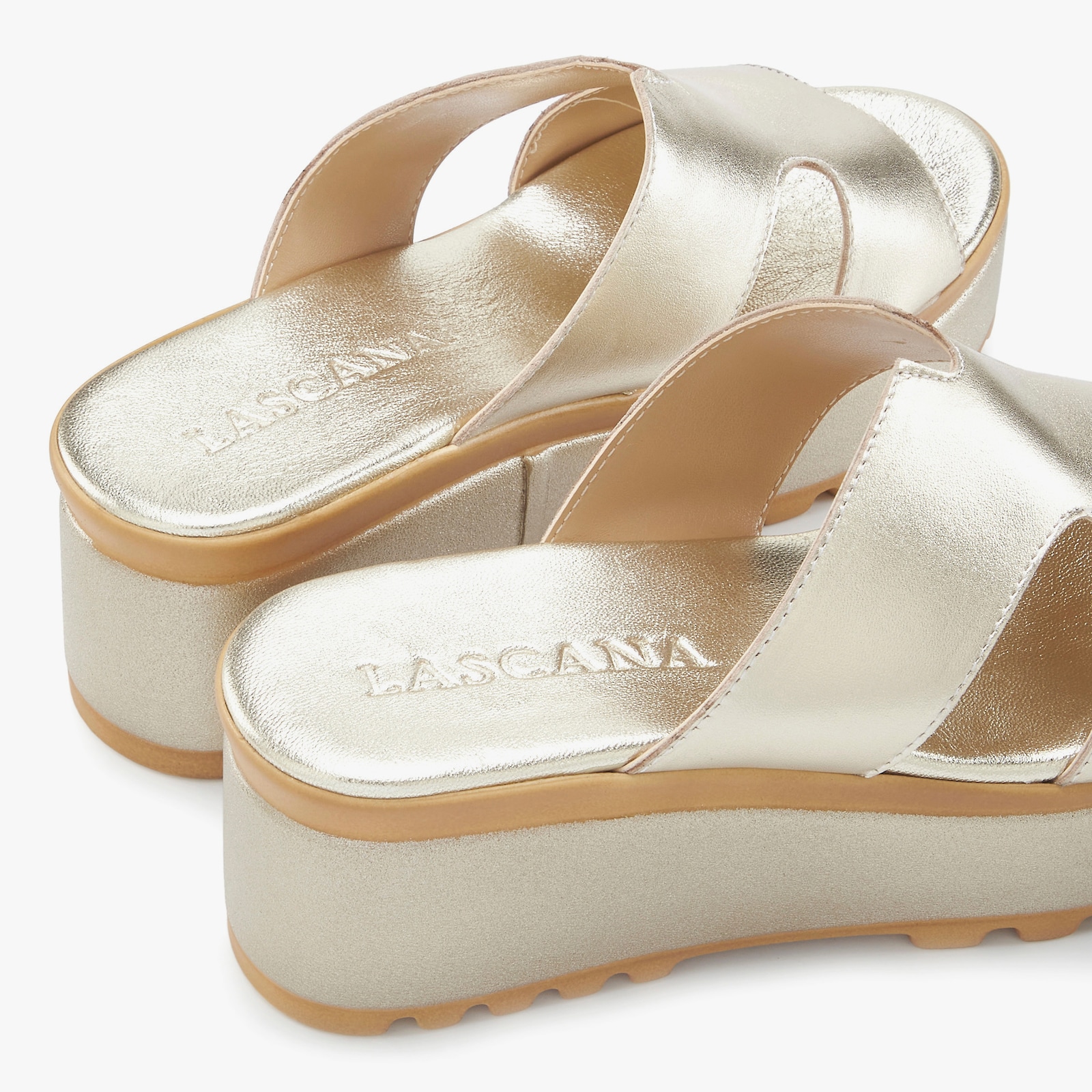 LASCANA Pantolette - goldfarben