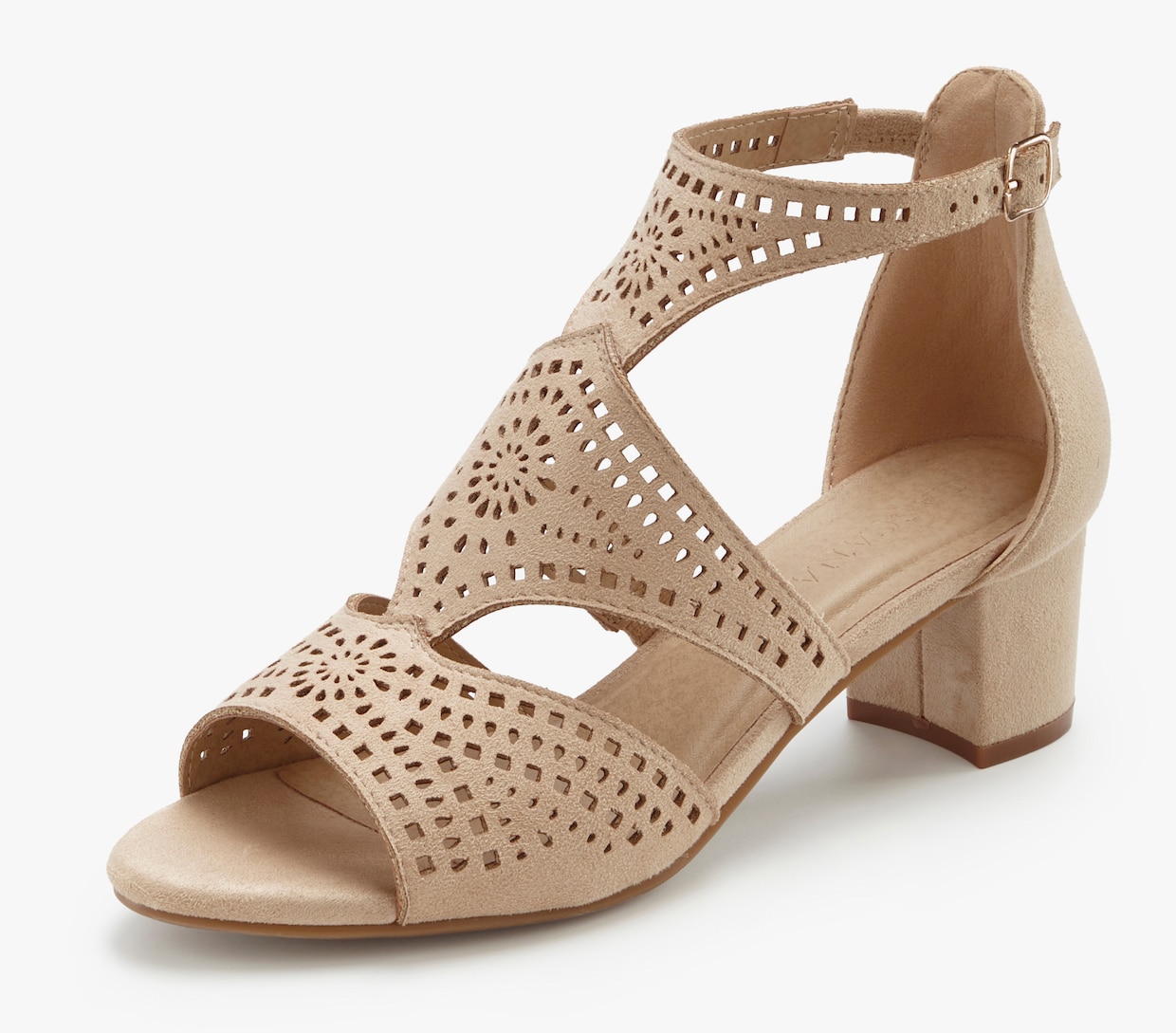 LASCANA Riemchensandalette - beige