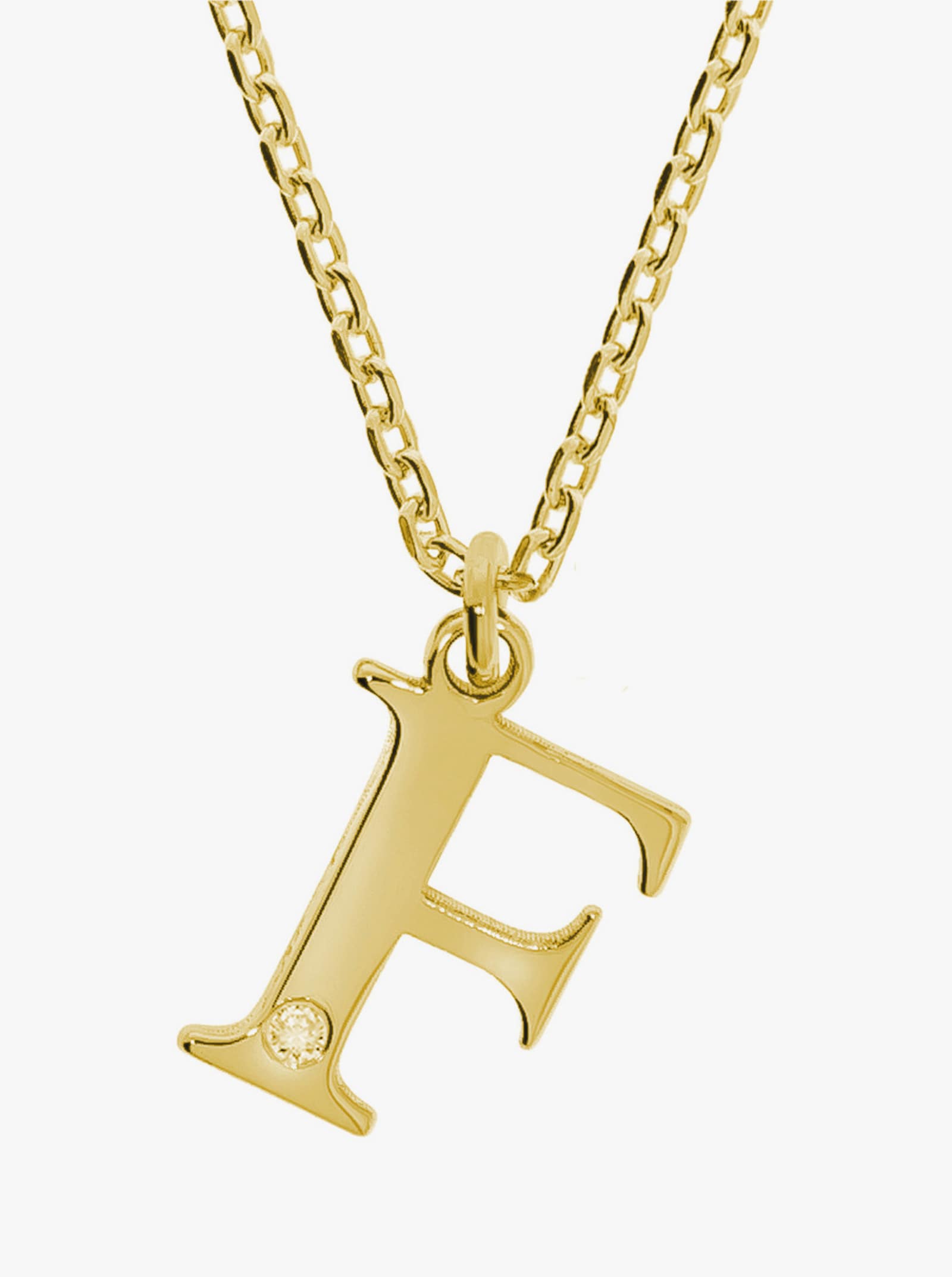 Anhänger mit Kette - Silber vergoldet 925