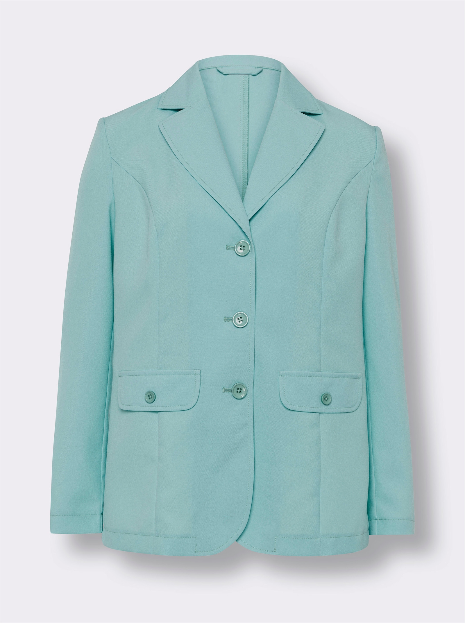 Halenkový blejzr s princesovými švy - mátová