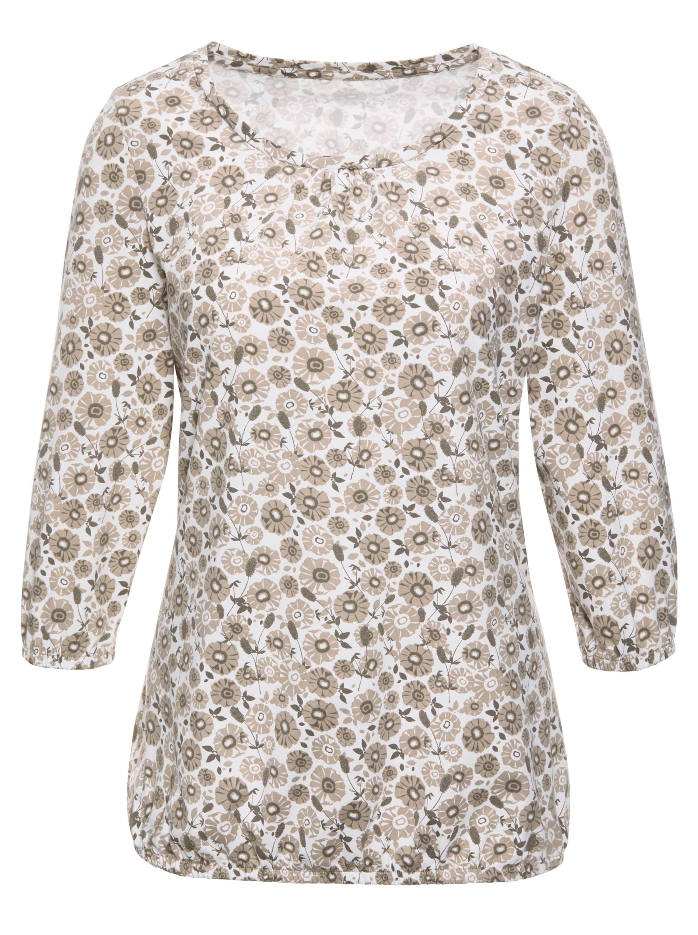 Shirt - taupe-bedruckt