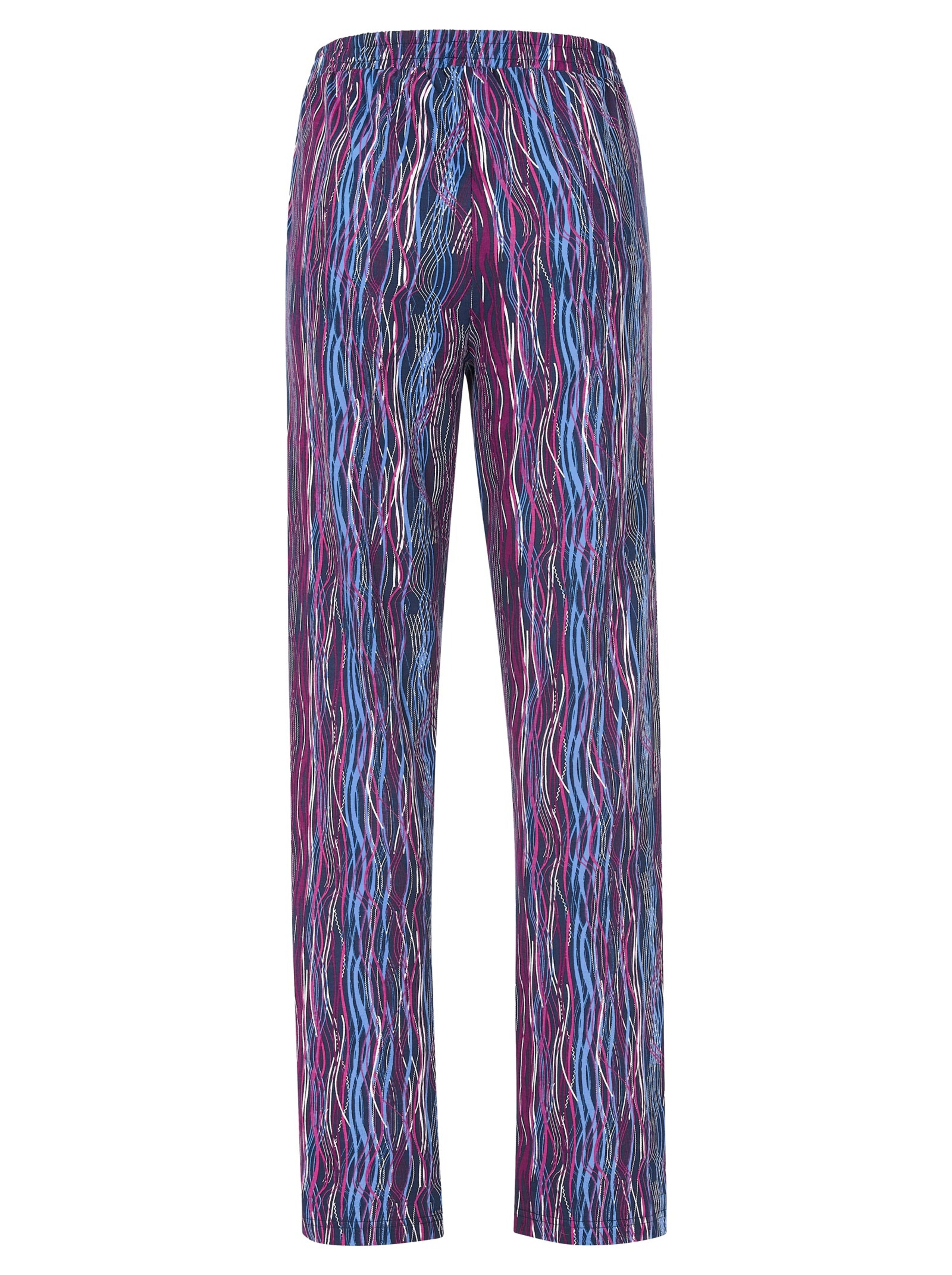 Hose - dunkelmagenta-bedruckt
