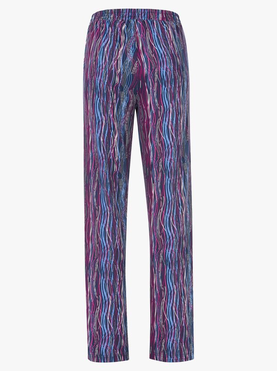 Hose - dunkelmagenta-bedruckt
