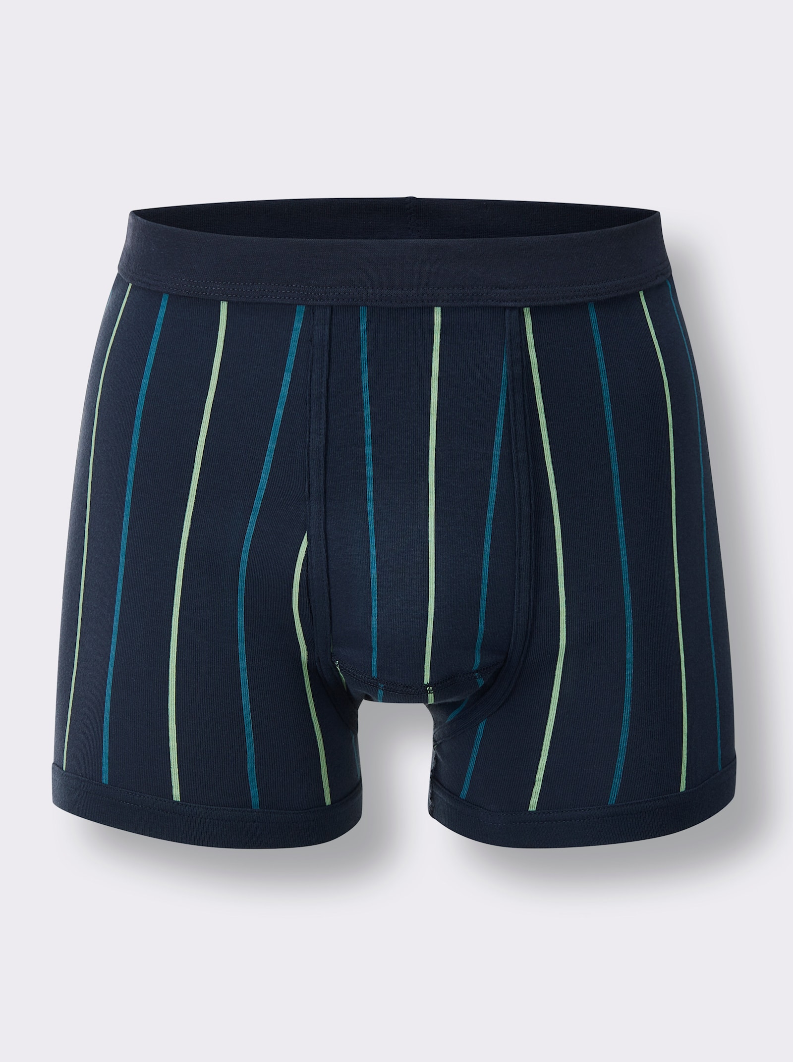 wäschepur men Krátke nohavice - námornícka modrá pásikovaná