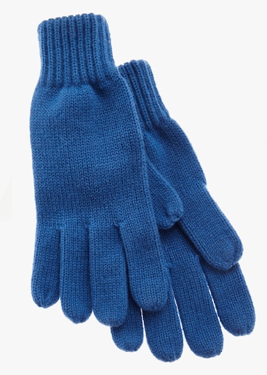 LASCANA Gebreide handschoenen - blauw