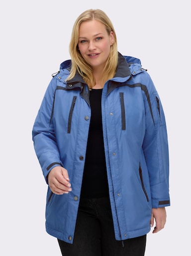 Funktionsjacke wind- und wasserabweisend - mittelblau
