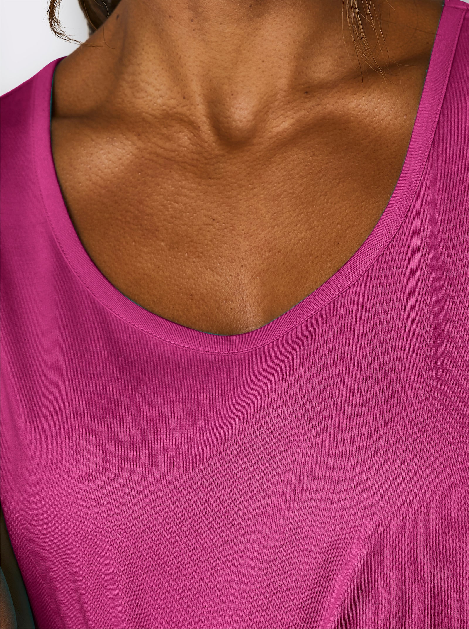 wäschepur Shorty - magenta-mint-bedruckt