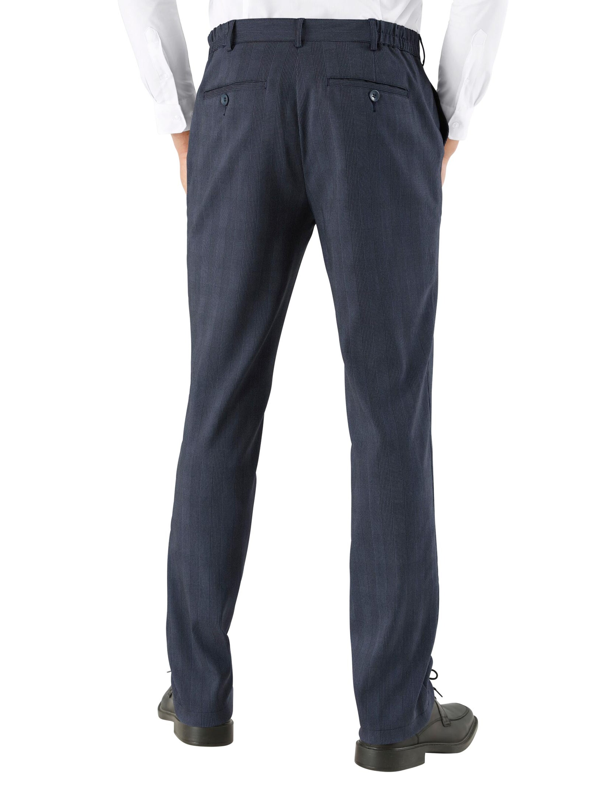 Hose - anthrazit-kariert