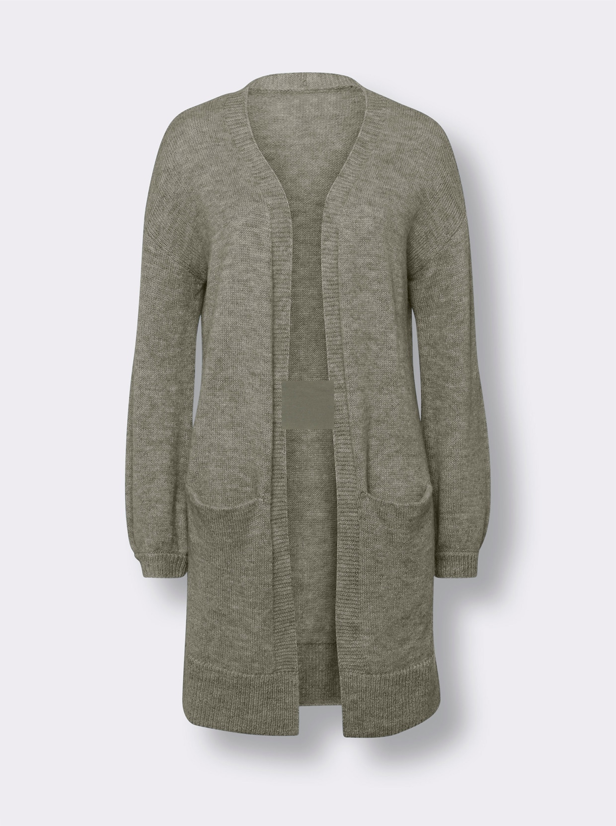 heine Veste en tricot avec poches - kaki