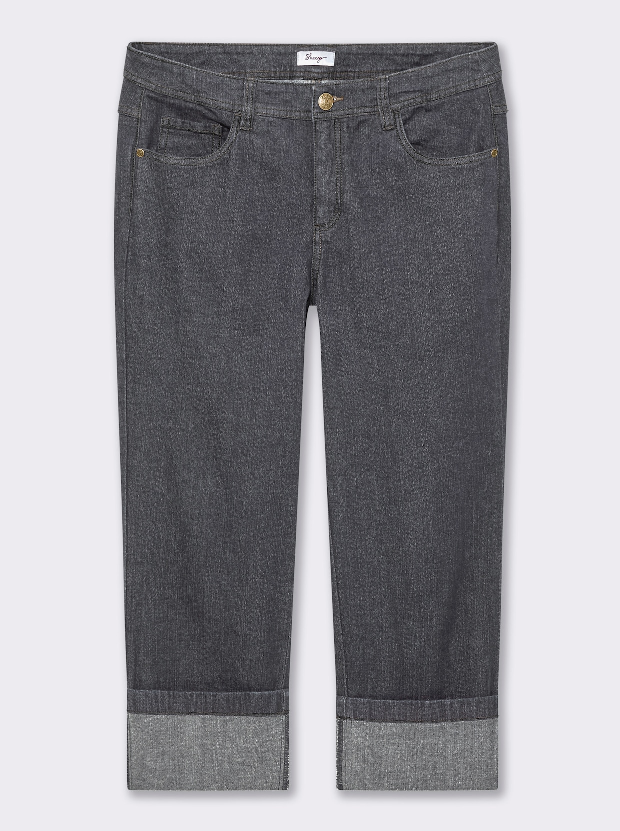 sheego 7/8-Jeans - grey-denim