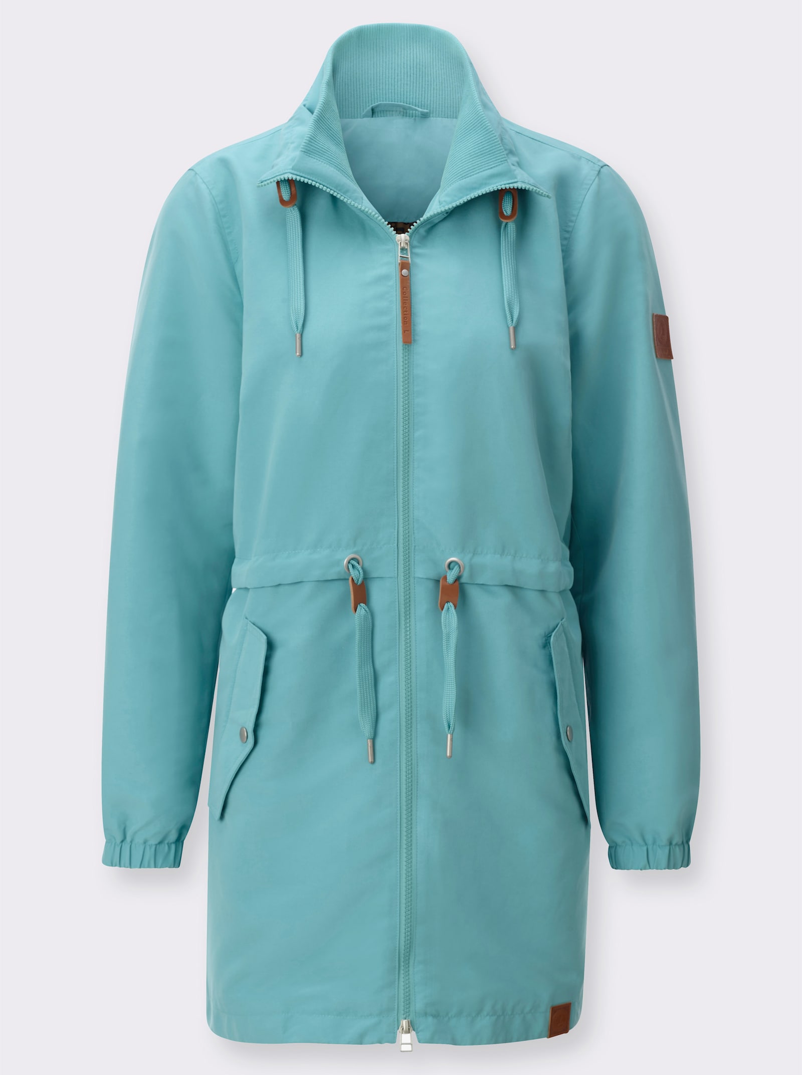 Parka mit 2-Wege-Reissverschluss - ozean