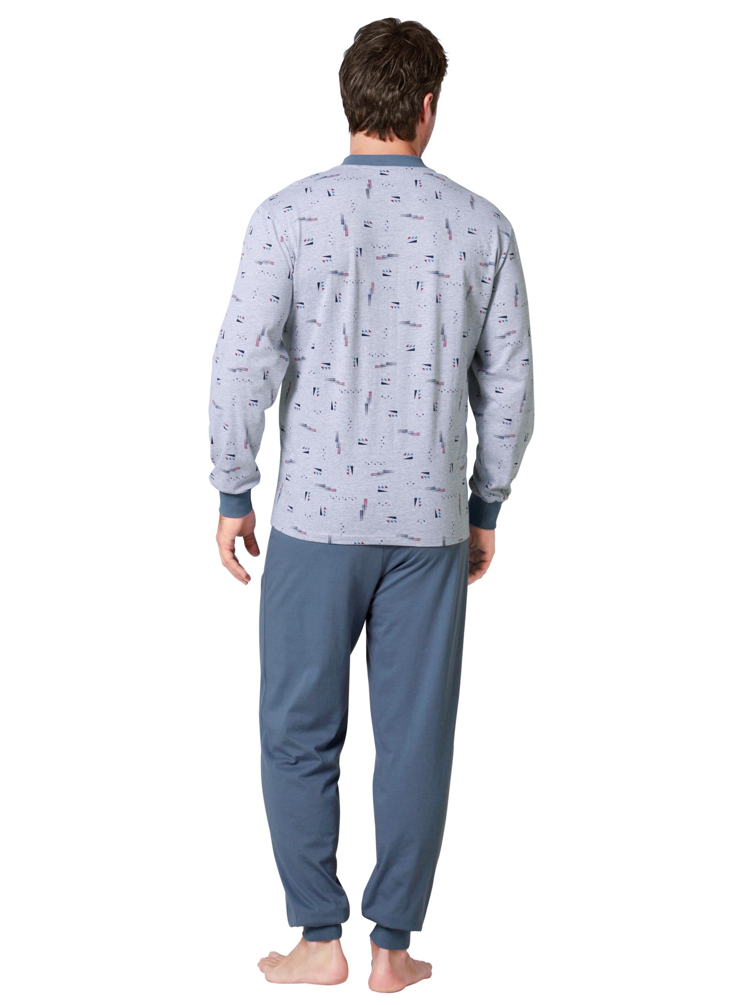KINGsCLUB Schlafanzüge - blau + weinrot