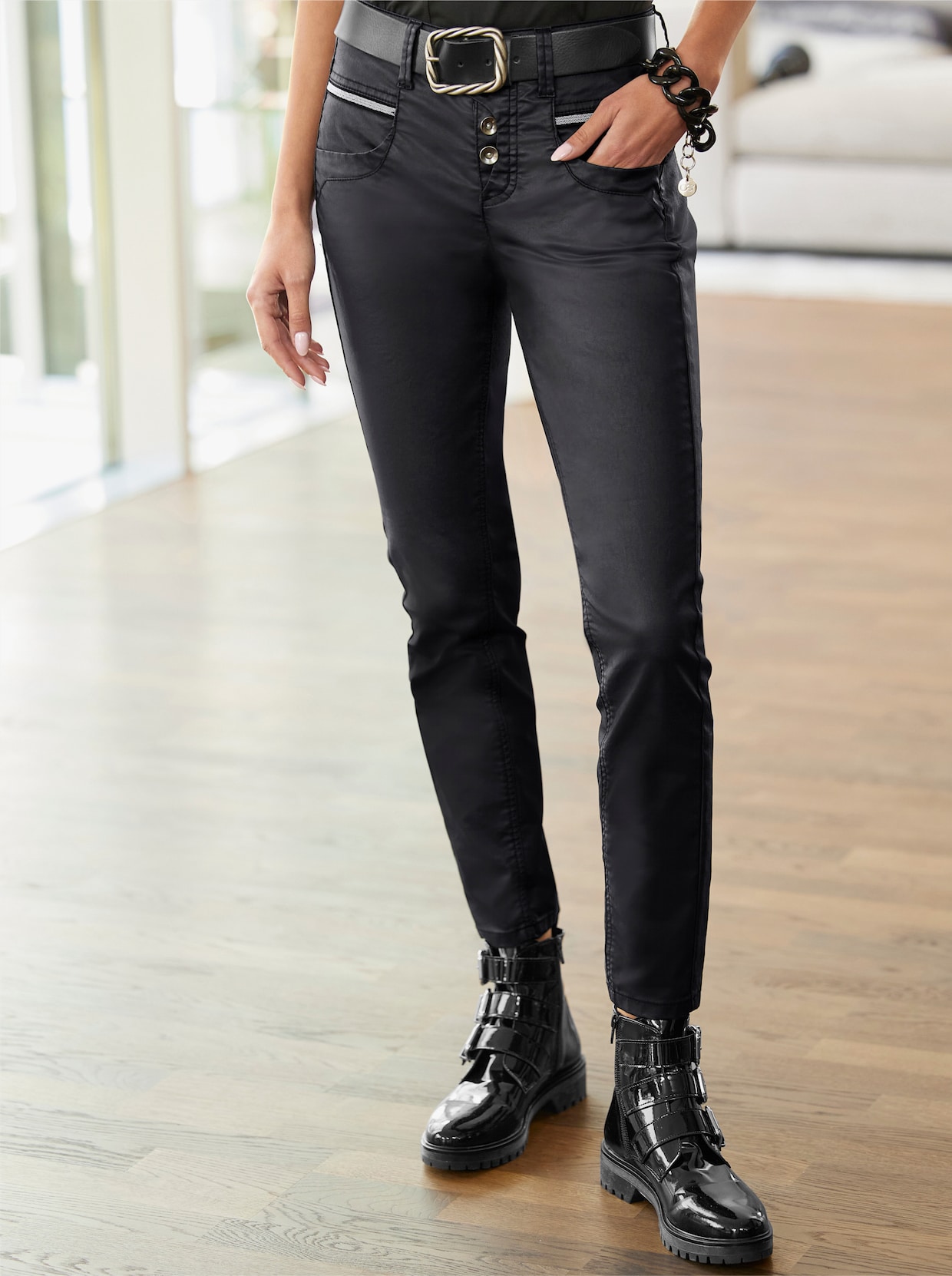 heine Pantalon - noir